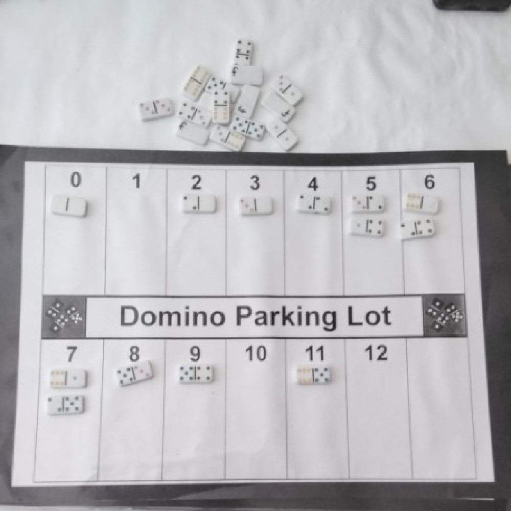 Domino Counting Game